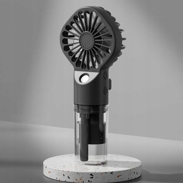 4-скоростной портативный вентилятор для путешествий, черный