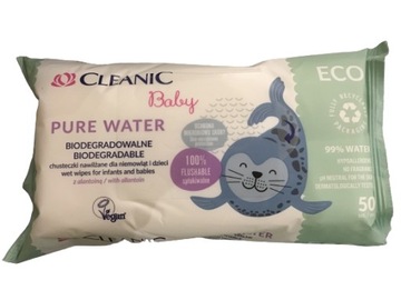 Влажные салфетки для детей вода 99% вода