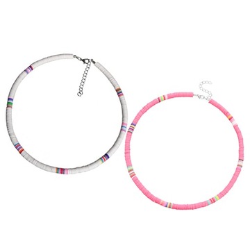 Dziewczęce naszyjniki Choker dla kobiet z koralikami
