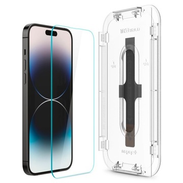 2 закаленных стекла Spigen для iPhone 14 Pro, с монтажной рамкой, стекло