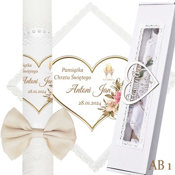 КРЕЩЕННАЯ СВЕЧА КОРОБКА ДЛЯ ОДЕЖДЫ ДЛЯ КРЕЩЕНИЯ