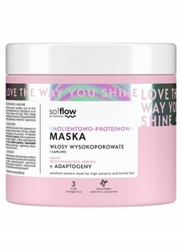 So!flow maska do włosów wysokoporowatych i łamliwych emolientowo-proteinowa
