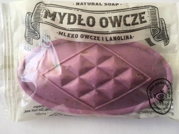 NATURALNE MYDŁO OZDOBNE,OSCYPEK-FIOLET SUPER PAMIĄTKA Z GÓR-PRODUKT POLSKI