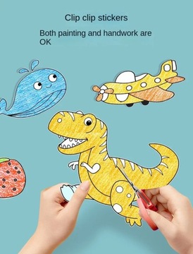 Детский рисунок в рулоне, липкий цвет, наполнитель бумаги, граффити, прокрутка, раскраска P