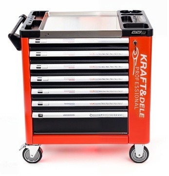 ИНСТРУМЕНТАЛЬНЫЙ ШКАФ ДЛЯ МАСТЕРСКОЙ ТЕЛЕЖКА С ОБОРУДОВАНИЕМ, СТАБИЛЬНАЯ, 258 ЭЛЕМЕНТОВ