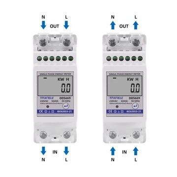 Двунаправленный 1-фазный счетчик электроэнергии