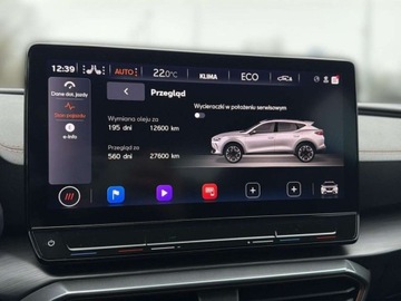 Cupra Formentor Crossover PHEV 1.4 e-HYBRID 245KM 2022 Cupra Formentor VZ Kubelki Kamera Cofania Pakiet skorzany ACC Faktura Vat23, zdjęcie 31