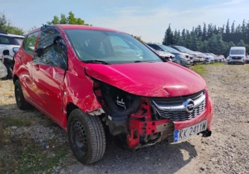Opel Karl 1.0 Ecotec 75KM 2017 Opel Karl 2017r, 1.0 Benzyna. Uszkodzony prawy przod. Poobijany. Benzyna, zdjęcie 1