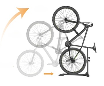 ВЕРТИКАЛЬНАЯ ПОДСТАВКА С РЕГУЛИРОВКОЙ ВЫСОТЫ, СТАБИЛЬНЫЙ ДЕРЖАТЕЛЬ ВЕЛОСИПЕДА, ШИНА 16~29