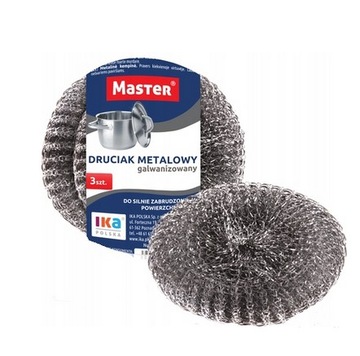 MASTER DRUCIAK METALOWY DO GARNKÓW GALWANIZOWANY 3 SZT