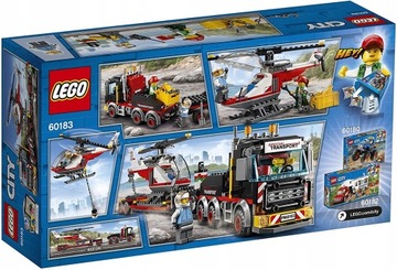 LEGO CITY 60183 ТЯЖЕЛЫЙ ГРУЗОВОЙ ТРАНСПОРТ