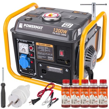 Agregat PRĄDOTWÓRCZY Generator 1200W 230V 12V DC
