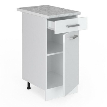 DOLNA SZAFKA KUCHENNA Z BLATEM 40CM, BIAŁA, VICCO