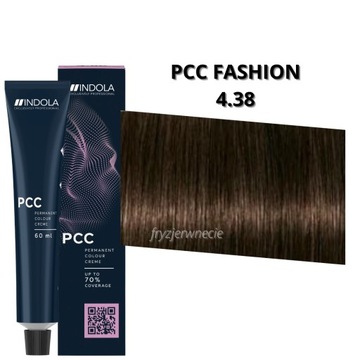 Indola PCC farba do włosów 4.38