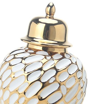 Фарфоровый керамический цветок в имбирной баночке, размеры 17 см х 33,5 см.