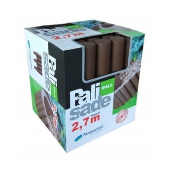 Obrzeże ogrodowe palisada Prosperplast 270 cm x 24 cm brązowy