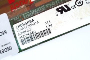 MATRIX 17,3 ЖК-дисплей, 40 контактов CHUNGHWA CLAA173UA01A HD+