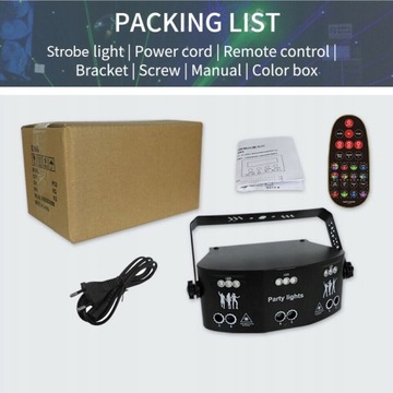 ДИСКО-ЛАЗЕРНЫЙ ПРОЕКТОР ДЛЯ ВЕЧЕРИНКИ RGB LED15 EYE