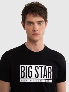 T-shirt męski okrągły dekolt Big Star rozmiar L