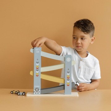 ДЕРЕВЯННАЯ ГОРКА ДЛЯ АВТОМОБИЛЕЙ LITTLE DUTCH BLUE