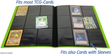 ARKERO G Альбом на 360 карточек, 9 окон, СВЕТЛО-ЗЕЛЕНЫЙ