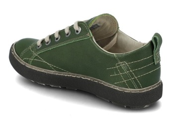 Nagaba skórzane półbuty 243 zielone buty na co dzień uniwersalne R39