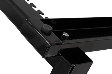 Подставка RACK 19 дюймов 2U, черная подставка Stalflex Rack