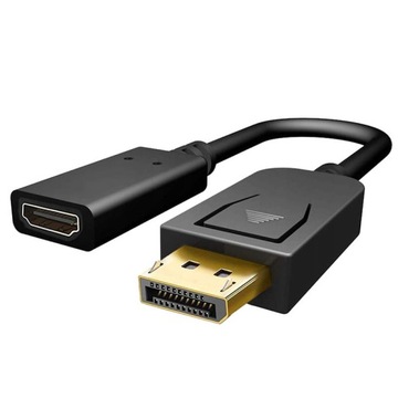 ADAPTER KABEL DISPLAY PORT do HDMI 4K przejściówka