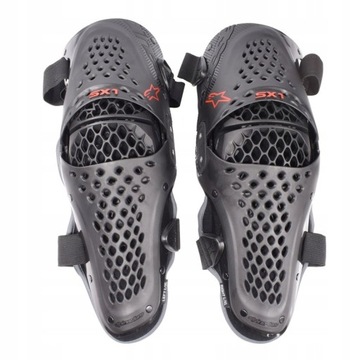 Alpinestars SX-1 V2 Наколенник Черный/Красный S/M