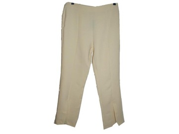 Warehouse ecru elegancja spodnie damskie proste 46