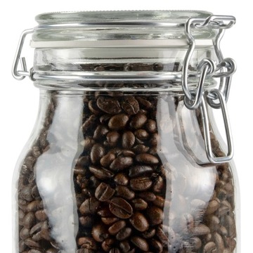 БАНКА СТЕКЛЯННАЯ ГЕРМЕТИЧНАЯ СО СТЕКЛЯННОЙ КРЫШКОЙ 1,1 Л.