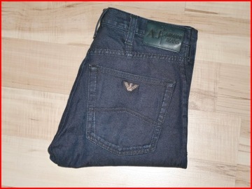 ORYGINALNE spodnie / ARMANI JEANS 121 / 31 / 30 elastan elastyczne cienkie