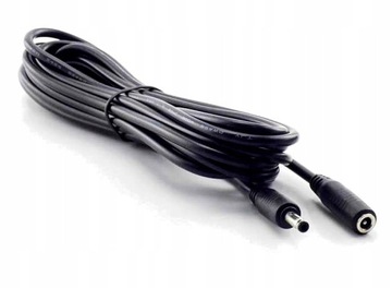 3 metrowy kabel przedłużacz DC 2,1/5,5 zasilający