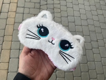 МАСКА ДЛЯ СНЯТИЯ ДЛЯ ГЛАЗ РАССЛАБЛЕНИЕ OLDMAN PLUSH CAT НА Резинке