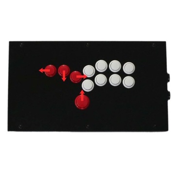 Все кнопки, выделенный стиль кнопки Fight Stick B.