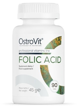 OSTROVIT KWAS FOLIOWY FOLIC ACID 90 TABLETEK