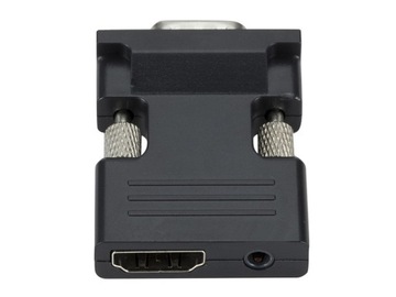 АДАПТЕР-ПРЕОБРАЗОВАТЕЛЬ ИЗ HDMI В VGA D-SUB АУДИО ЗВУК