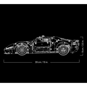 Ford GT LEGO Technic 42154 2022 В ПОДАРОК ​​Кирпичи