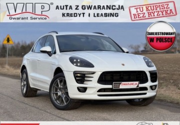 Porsche Macan SUV 3.0 V6 258KM 2015 Porsche Macan S BIALA PERLA zadbany PISEMNA GWARANCJA w cenie Transport