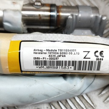 TOYOTA GT 86 2014 PRAVÁ STRANA ZÁVĚS AIRBAG