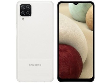 Samsung Galaxy A12 4/64 WHITE bez blokady biały Salon Polska Gwarancja
