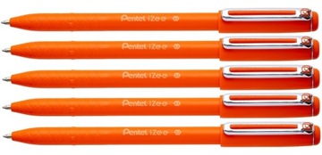 DŁUGOPIS PENTEL IZEE 0,7 BX 457 pomarańczowy 5szt