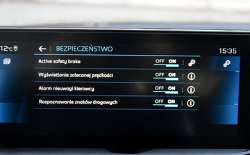 Peugeot 5008 II Crossover Facelifting 1.6 PureTech 180KM 2022 Peugeot 5008 SKORA Alusy LED Navi. BLIS linne assist Grzane fotele 1.6, zdjęcie 37