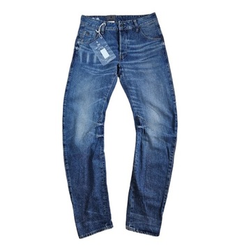 Spodnie Jeansowe G-STAR RAW ARC 3D SLIM Niebieskie Dżins Denim 28x32 NOWE