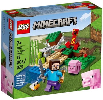 LEGO MINECRAFT ZASADZKA CREEPERA 21177