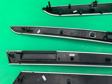 ДЕКОР НАКЛАДКИ НА ДВЕРИ МАТОВЫЕ ДАНКИ АЛЮМИНИЙ AUDI A6 C6 04-11 СЕДАН