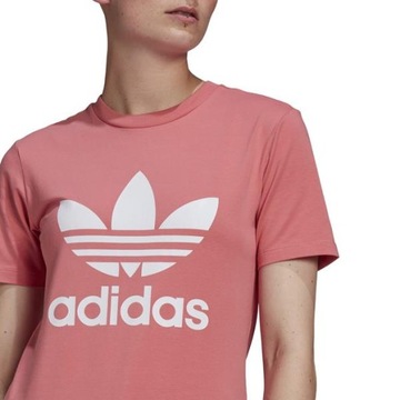 T-shirt Damski adidas GN2907 TREFOIL Różowy 40