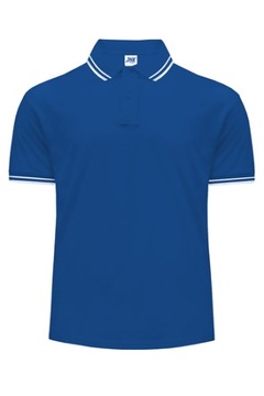 Koszulka Polo JHK CONTRAST męska Blue/White XS