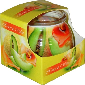 Świeca zapachowa w słoiku szkle świeczka miód Honey & Melon Admit Miral