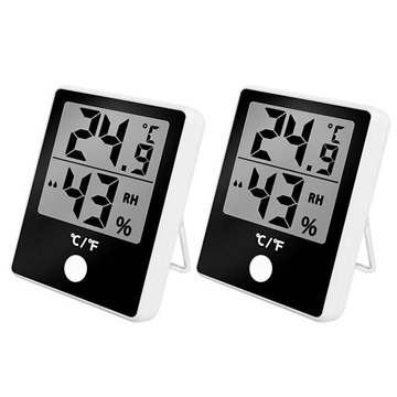 2 szt. Higrometr wewnętrzny Termometr LCD Cyfrowy